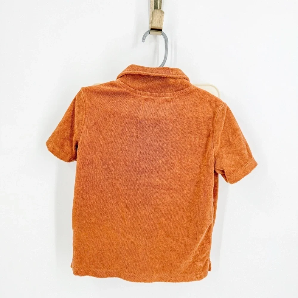 Old Navy Dark Orange Button Down Matching Set